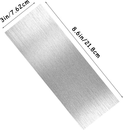 8.6 Inch Stainless Steel Cake Scraper Metal Scraper for Cake Smoother Leveler Scraper Cake Decorating Comb Cake Cutter for Mousse Butter Cream