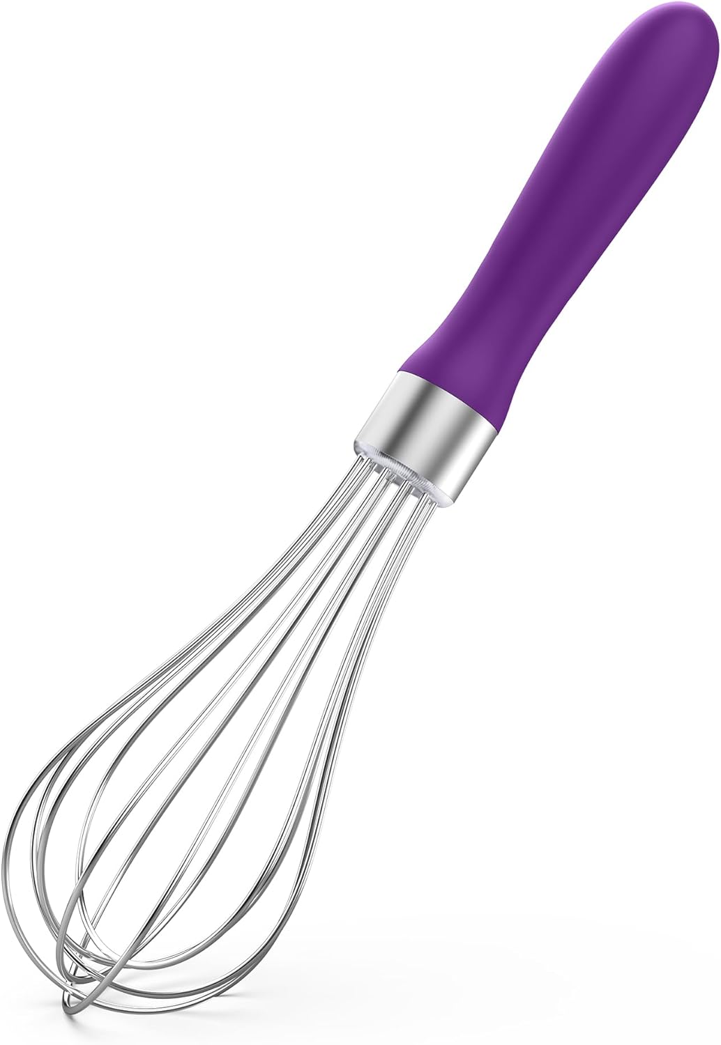 U-Taste 7" Mini Whisk for Cooking: 18/8 Stainless Steel Small Metal Kitchen Wisk, Tiny Hand Mixing Tool for Coffee, Egg, Sauce, 6-Wires Compact Head for Baking, Beating in Bowl, Mug, Jar (Set of 2)