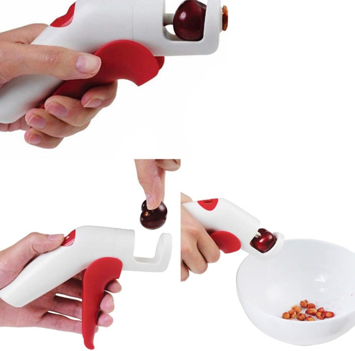 Cherry Pitter Tool, Portable Olive and Cherries Pitters Corer Tool, Handheld Cherry Pitter Tool, Pit Remover Fruit Pit Cherries Core Pitter for Making Fresh Cherry Dishes, Cherry Pie