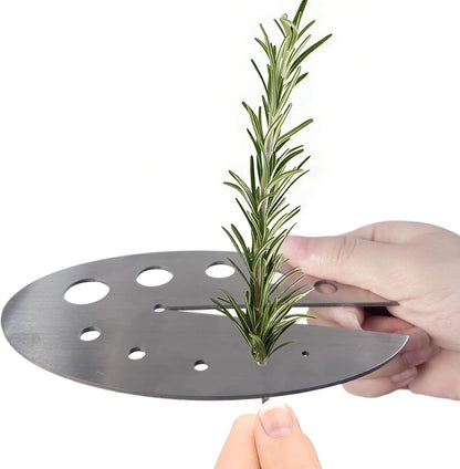 Herb Stripper 11 Holes, Herb Stripper Bowl Stainless Steel Cutter Kitchen Stripping Tool