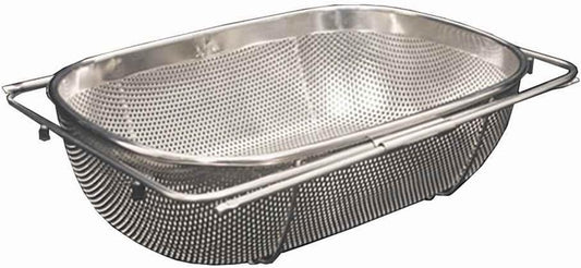 Whitehaus Over The Sink Extendable Colander Strainer Stainless Steel WHNEXC01