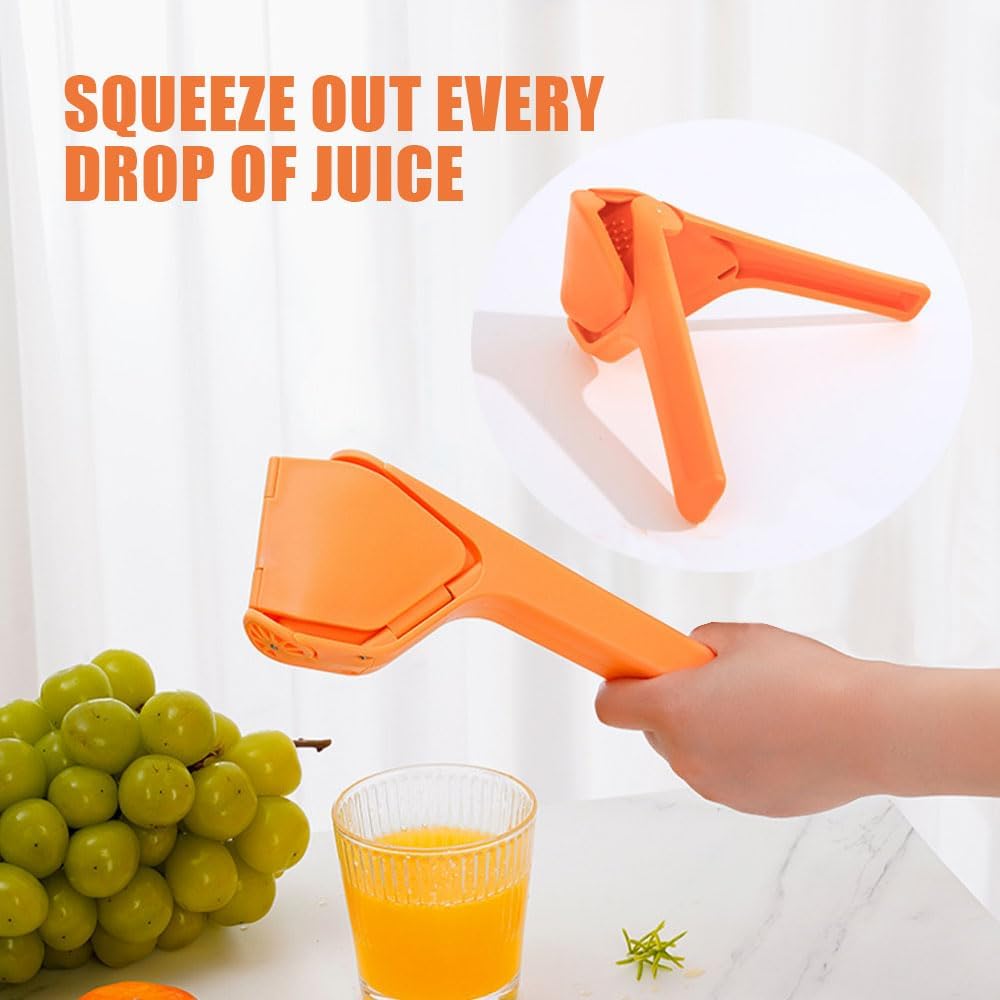 Citrus Juicer - Manual Lemon Lime Orange Squeezer - Effortless Juice Presser - Space-Saving Design
