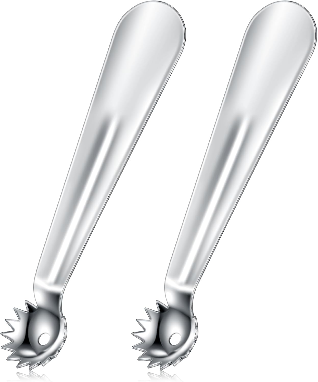 Baderke 2 Pcs Tomato Stem Corer Strawberry Baller Stainless Steel Strawberry Huller Tool Fruit Vegetable Stem Remover