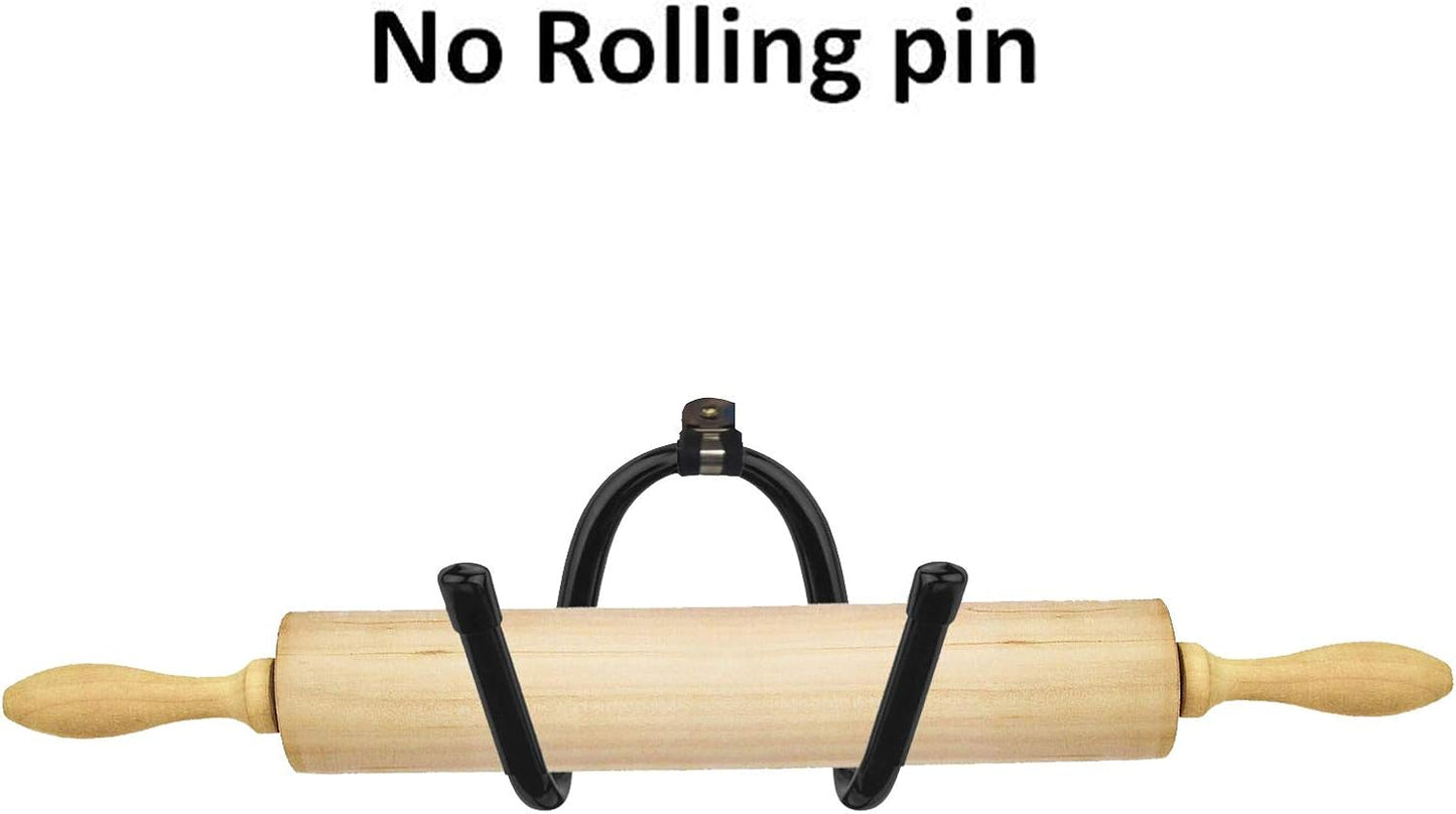 Rolling Pin Holder Rolling Pin Display Rack Rolling Pin Storage Rolling Pin Display Rack – Wall Mount Bottle Storage Organizer – Hardware Included - Rustic Home Decor Colonial Wall Décor - No Rolling