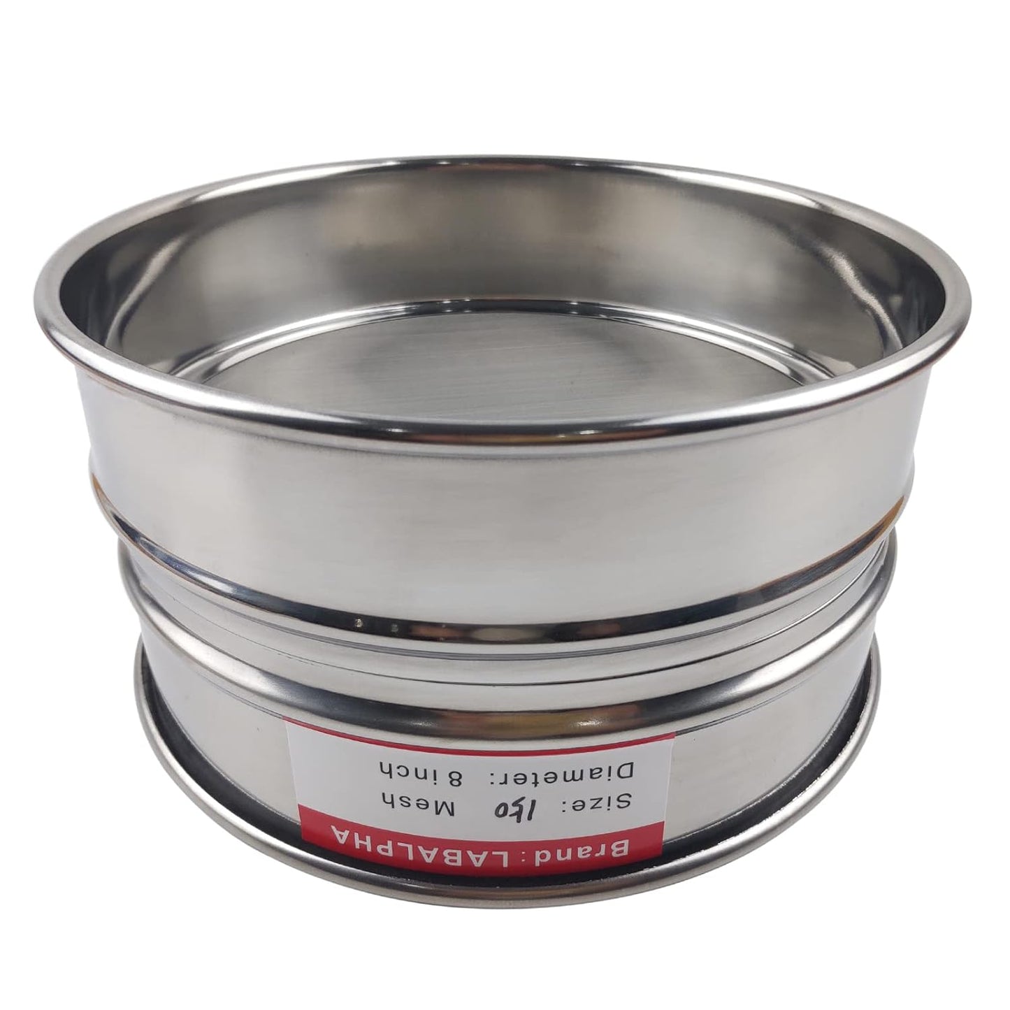 LABALPHA 120 Mesh Lab Sieves, #120 Mesh Test Sieve, 8'' Diameter, 304 Stainless Steel Wire Cloth (0.125mm)