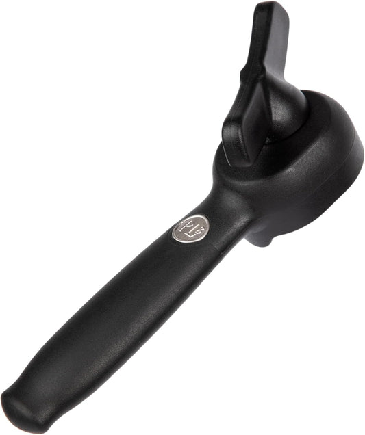 PL8 Safety Can Opener - Smooth Edge Manual Can Opener with Ergonomic Handle for Easy Use, Lid Resealable Design, Eliminates Sharp Edges