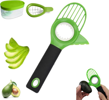 Upgraded Avocado Slicer Tool with Handle, 3-in-1 Avocado Cutter Slicer and Pitter, Avocado Peeler 3 in 1 Avocado Slicer for Kitchen Restaurant (Only Avocado Slicer)