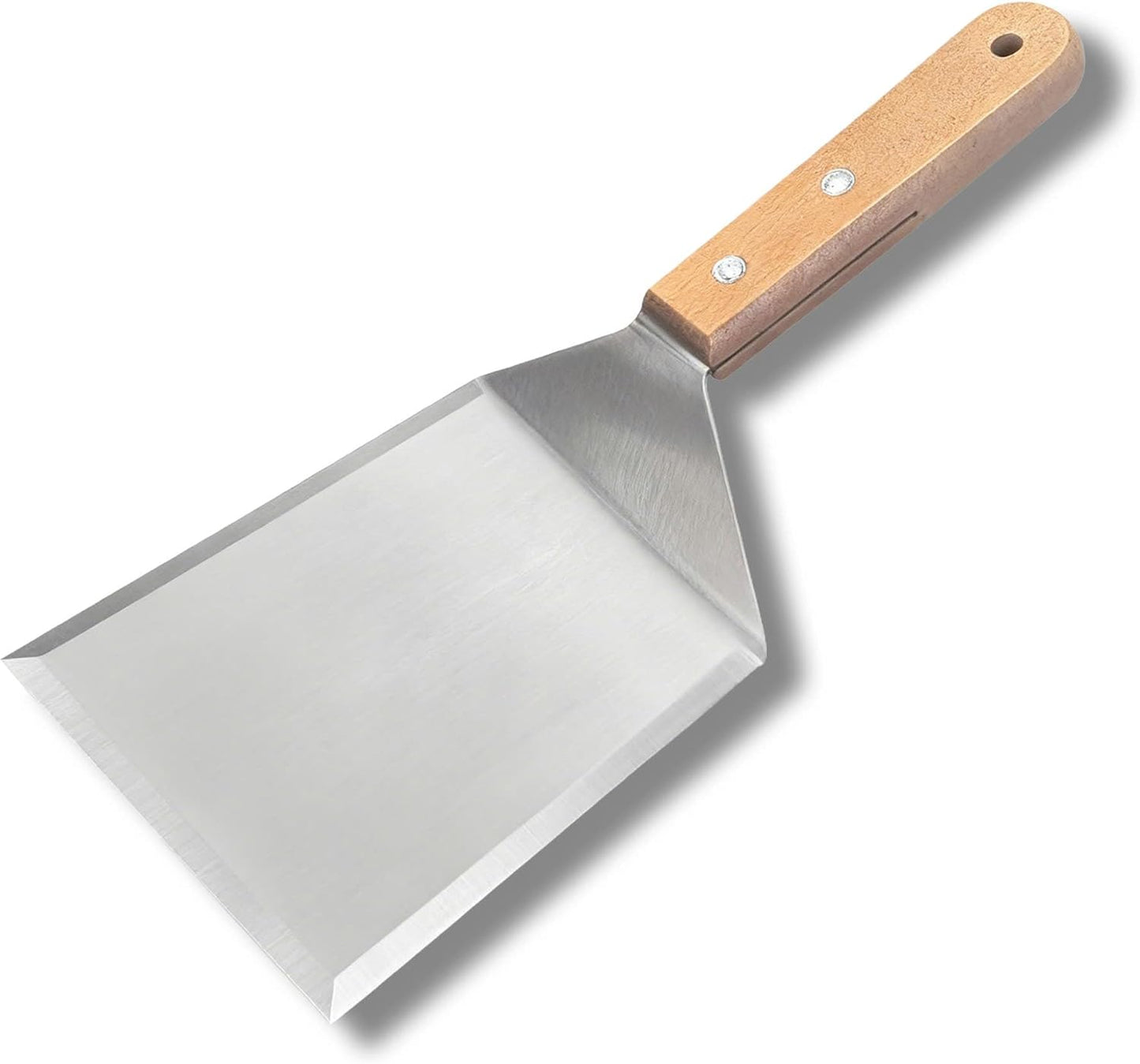 Multipurpose Bench Scraper, Dough Scraper and Dough Cutter for Flat Top Griddle, Bread, Pizza, and Pastry – Stainless Steel Griddle Scraper Chopper for Baking and Cooking