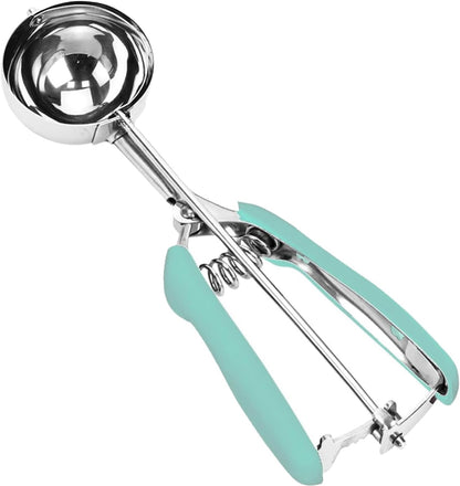 Cookie Scoop, Ice Cream Scoop, 1Tbsp/15 ml/0.5oz Cookie Scoops for Baking, 18/8 Stainless Steel Cookie Scooper for Baking, Ice Cream Scooper with Trigger Release, Cookie Dough Scoop with Non-slip Grip