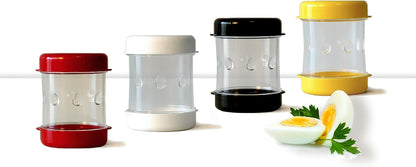 The Negg Boiled Egg Peeler White