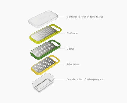 Joseph Joseph Multi-Prep Mini, 3-in-1 Compact space saving Vegetable Chopper & Dicer, Egg Slicer, 3 Stainless Steel Wire cutters