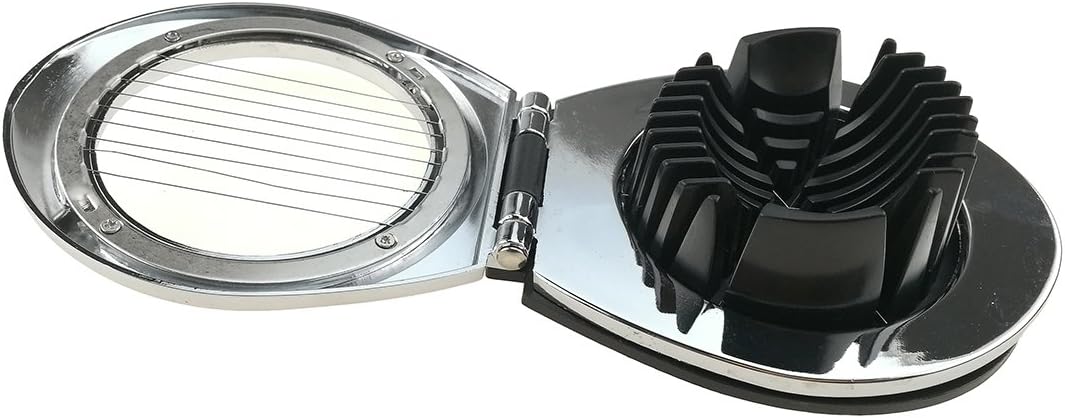 Stainless Steel Egg Slicer With 3 Slicing Styles