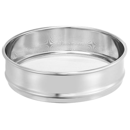 PATIKIL 40 Mesh Lab Sieve, 8" Diameter Test Sieve 304 Stainless Steel Wire Cloth (0.45mm) for Industrial Laboratory - Colors B