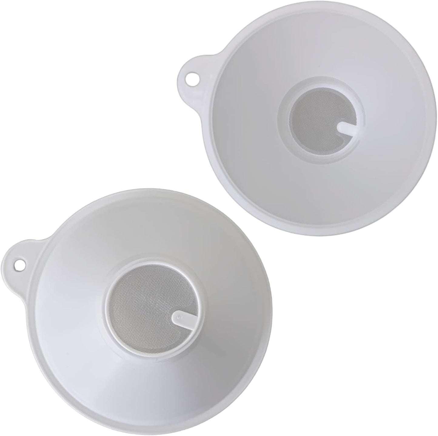 Vakly Calculi Strainer [2-Pack] – Durable Plastic Funnel with Fine Mesh Screen for Urine Straining, Reusable Kidney Stone Collector for Specimen Testing