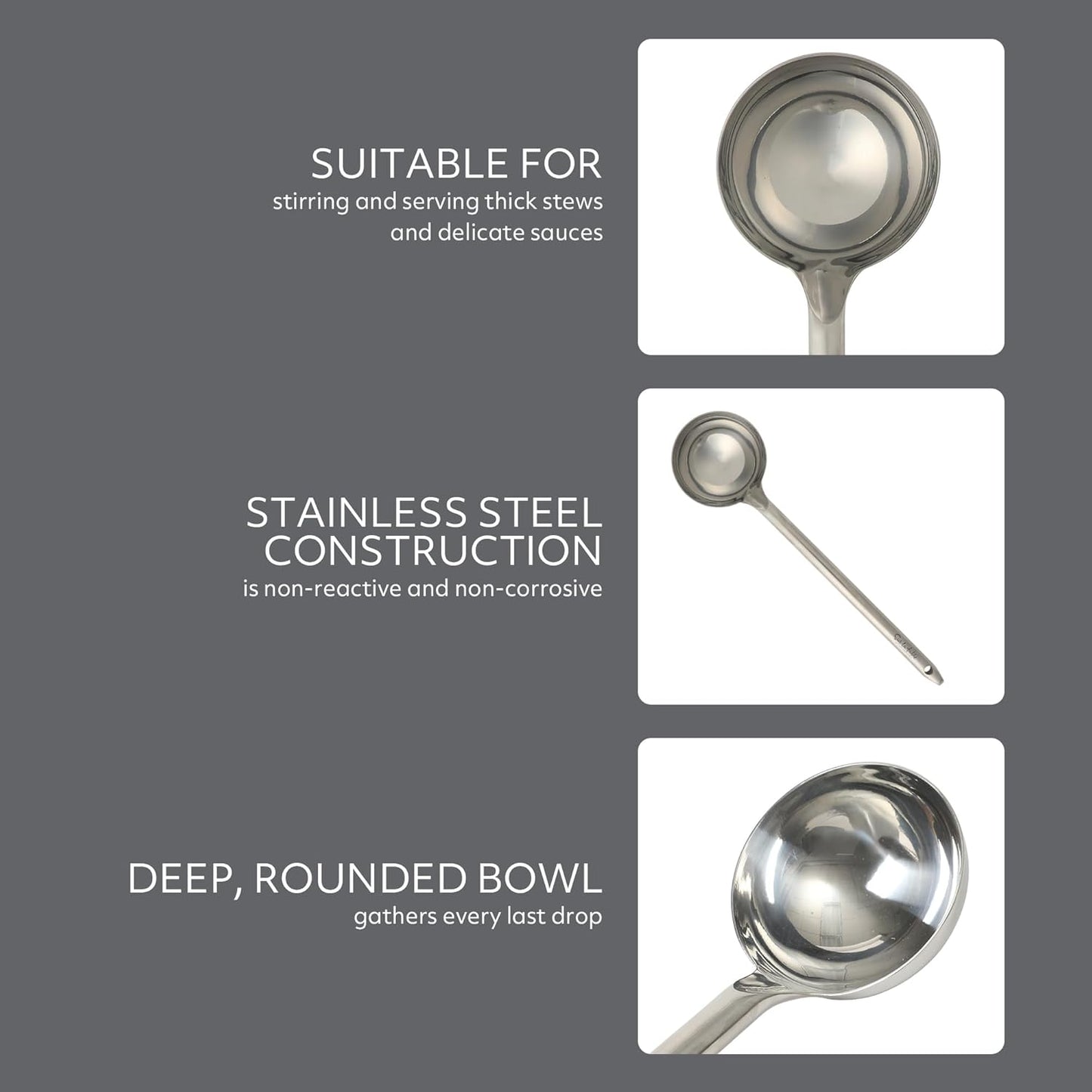 Sur La Table Kitchen Essential Steelhaus Stainless Steel Soup Ladle
