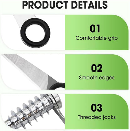 Potato Spiralizer, Spiral Slicer, Kitchen Spiralizer for Potatoes and Veggies Quick Uniform Spirals, Easy to Use and Clean, For Carrots Zucchini and Vegetables (3pcs)