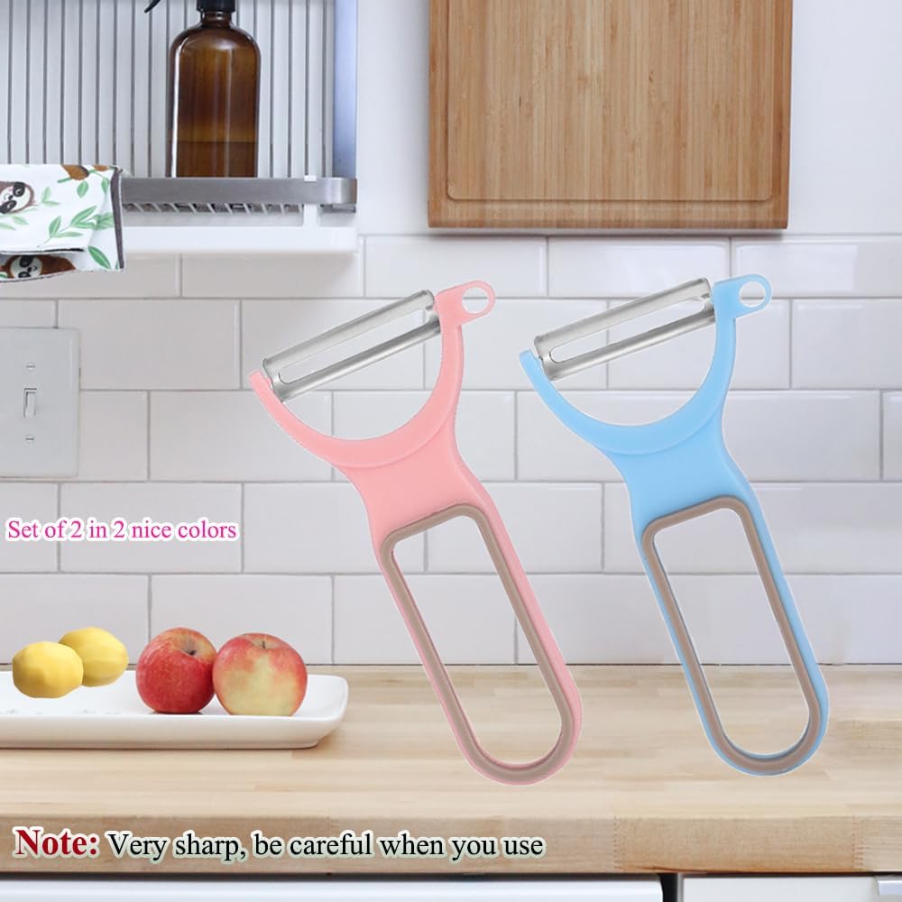 Ultra Sharp Peeler, Vegetable Peeler, Fruit Peeling Blade, Pink