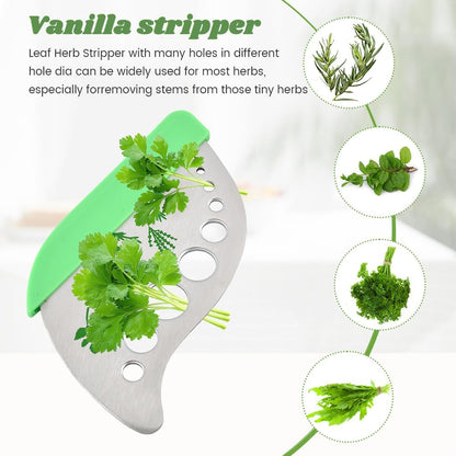 Herb Stripper Bowl, Ceramic Herb Peeling Bowl, Kitchen Herbs Leaf Stripping Tool, Pottery Herbs Peeler with 9-Hole Stainless Steel Peeler for Kale,Thyme,Basil,Rosemary Stripper