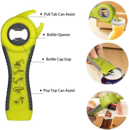 Easy-Twist Jar Opener: Maxracy Effortless Lid Opening for Weak Hands & Arthritis | Versatile Bottle Opener | Jar Openers & Bottle Openers