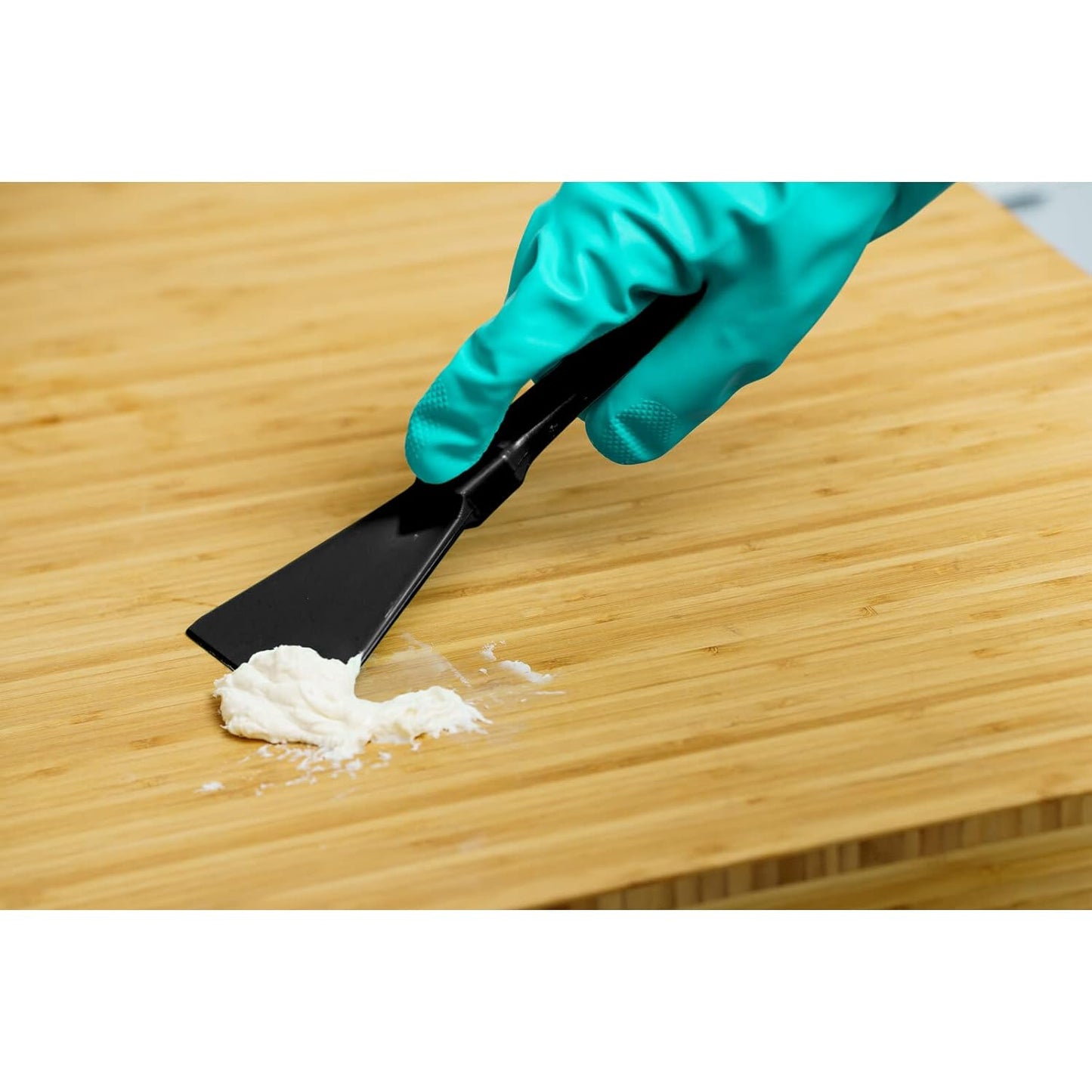 SPARTA Polypropylene Scraper Tool Food Safe Scraper for Removing Caked-On Residue in Commercial Kitchens, Plastic, 7.82 x 3 Inches, White