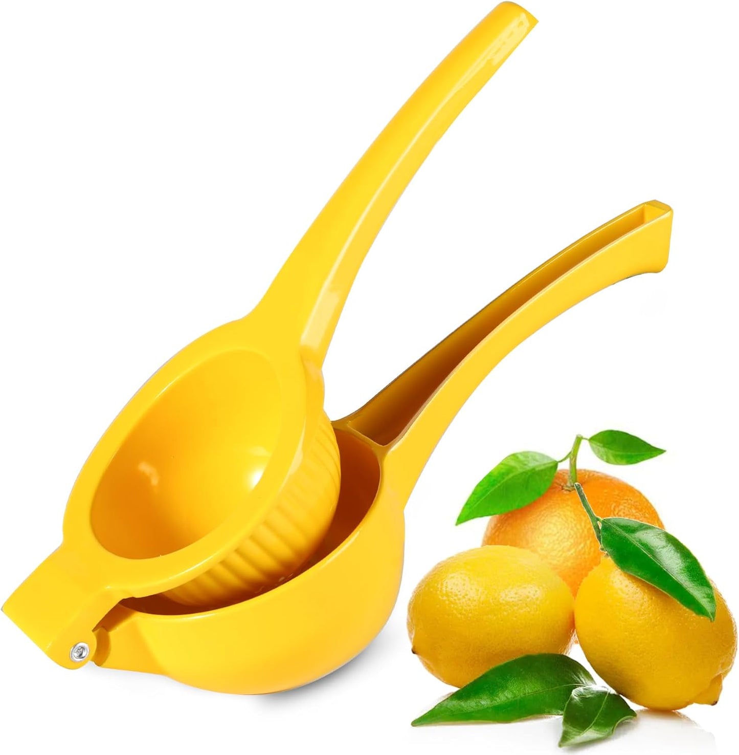 TEZZ Premium Lemon Squeezer, Large Heavy Duty Handhelp Juicer for Lemon, Metal Hand Press Citrus Juicer, Lime Squeezer Bar Tool, Manual Citrus Press
