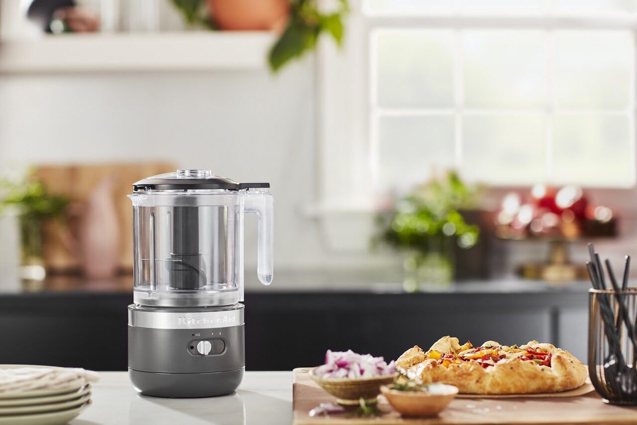 KitchenAid 5 Cup Food Chopper KFC0516BM, Matte Black