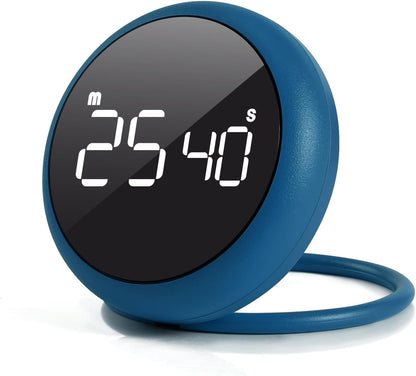 Amber Quick Que Kitchen Timers, Visual timers Large LED Display Magnetic Countdown Countup Timer for Classroom Cooking Fitness Baking Studying Teaching, Easy for Kids and Seniors (Amber)