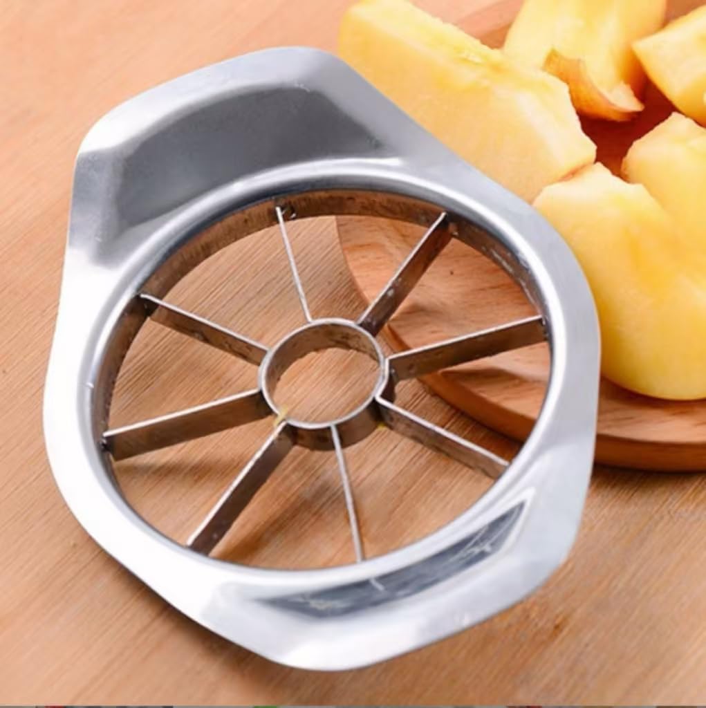 Apple Slicer,Stainless-Steel Apple Cutter 8 Slices, Sharp Blade Apple Corer and Slicer