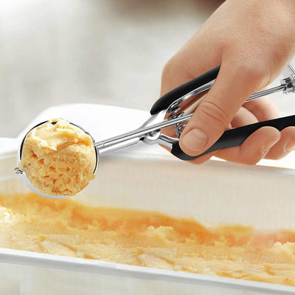 Cookie Scoop, 1 Tbsp Ice Cream Scoop, Cookie Scoops for Baking, Cookie Dough Scoop for Cookie Cupcake Muffin Ice Cream Waffle, Comfortable Grip, Non-Slip
