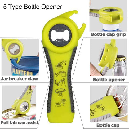 Easy-Twist Jar Opener: Maxracy Effortless Lid Opening for Weak Hands & Arthritis | Versatile Bottle Opener | Jar Openers & Bottle Openers
