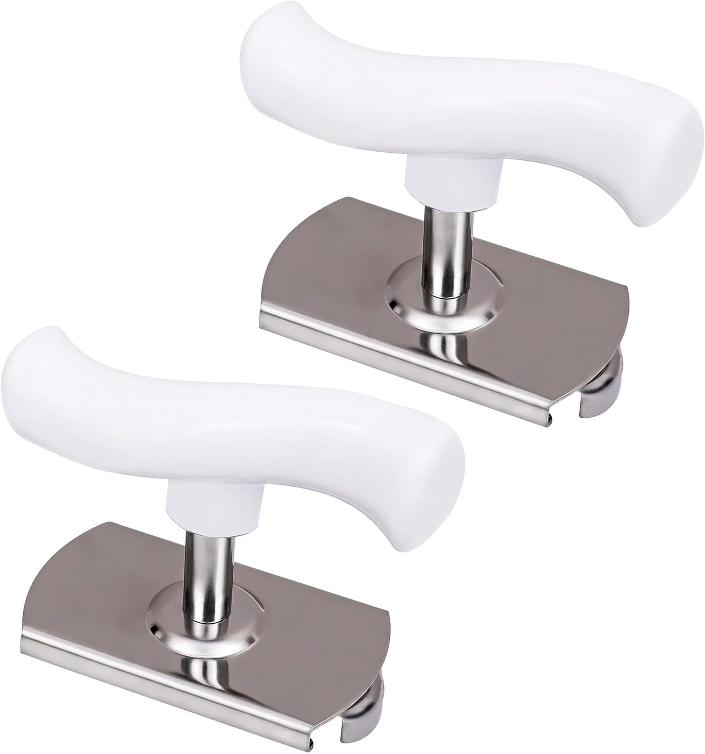 2Pcs Adjustable Jar Opener, Stainless Steel Labor-Saving Can Opener for Weak Hands Seniors, Universal Bottle Lid Gripper Tool for All Size Jars & Bottles