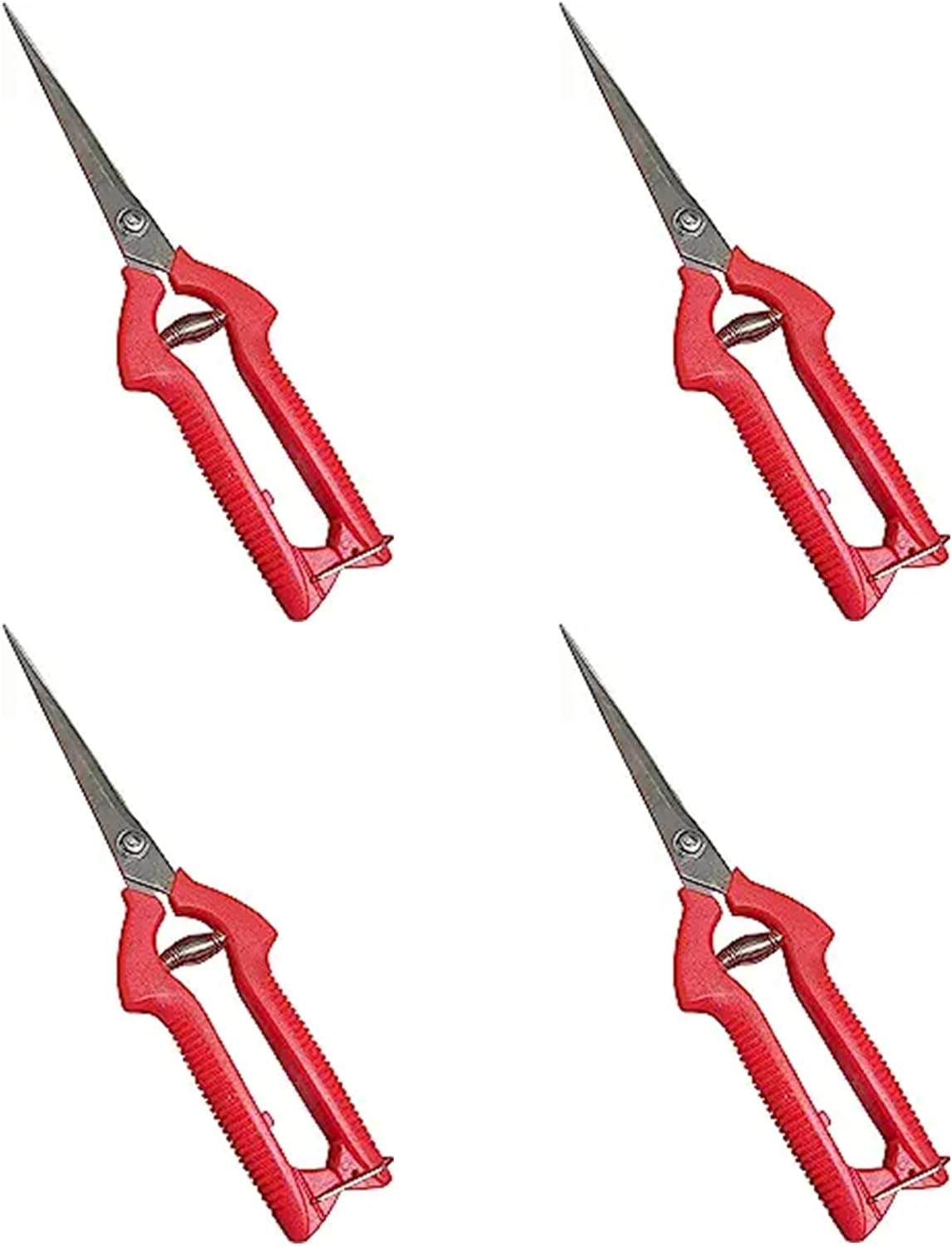 Garden Guru Extra Long Stainless Steel Pruner Pruning Shears Clippers Snips – Sharp Bonsai Cutter Plant Trimming Scissors – Straight Blade Garden Scissors Tool – Great for Roses Flowers Herbs Fruits