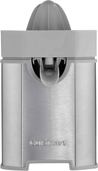 Cuisinart Pulp Control Citrus Juicer, Orange Juicer Squeezer and Lemon Squeezer with 3 Pulp Control Settings, Accommodates Small Limes and Large Grapefruits, CCJ-500P1, Black/Stainless Steel