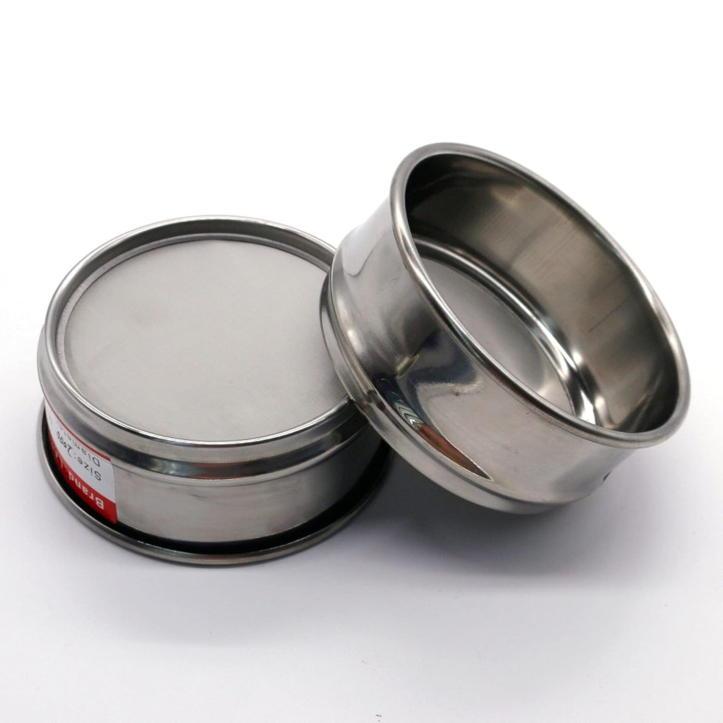 LABALPHA 70 Mesh Lab Sieves, Test Sieve #70 Mesh, 4'' Diameter, 304 Stainless Steel Wire Cloth (0.22mm)