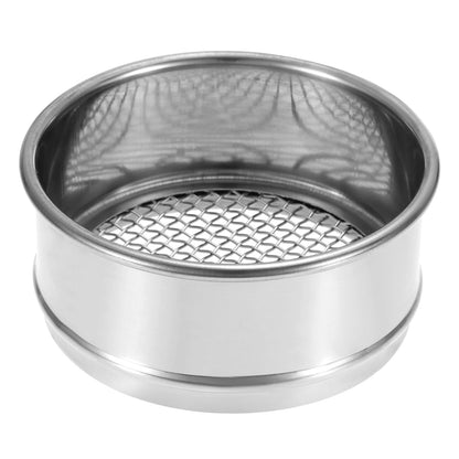 PATIKIL 150 Mesh Lab Sieve, 4" Diameter Test Sieve 304 Stainless Steel Wire Cloth (0.1mm) for Industrial Laboratory
