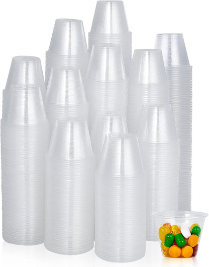 Lilymicky 500 Pack Disposable Medicine Cups (1oz), Medical Plastic Measuring Cups For Medical Purposes, or Mixing and Measuring Resin, Epoxy, DIY Arts & Crafts, Paint