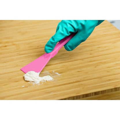 SPARTA Polypropylene Scraper Tool Food Safe Scraper for Removing Caked-On Residue in Commercial Kitchens, Plastic, 7.82 x 3 Inches, White