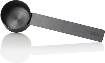 AdHoc Moro Coffee Measurer, Black, Stainless Steel Measuring Spoon 7g, Precise Coffee Portion Measurement for Ground or Instant Coffee