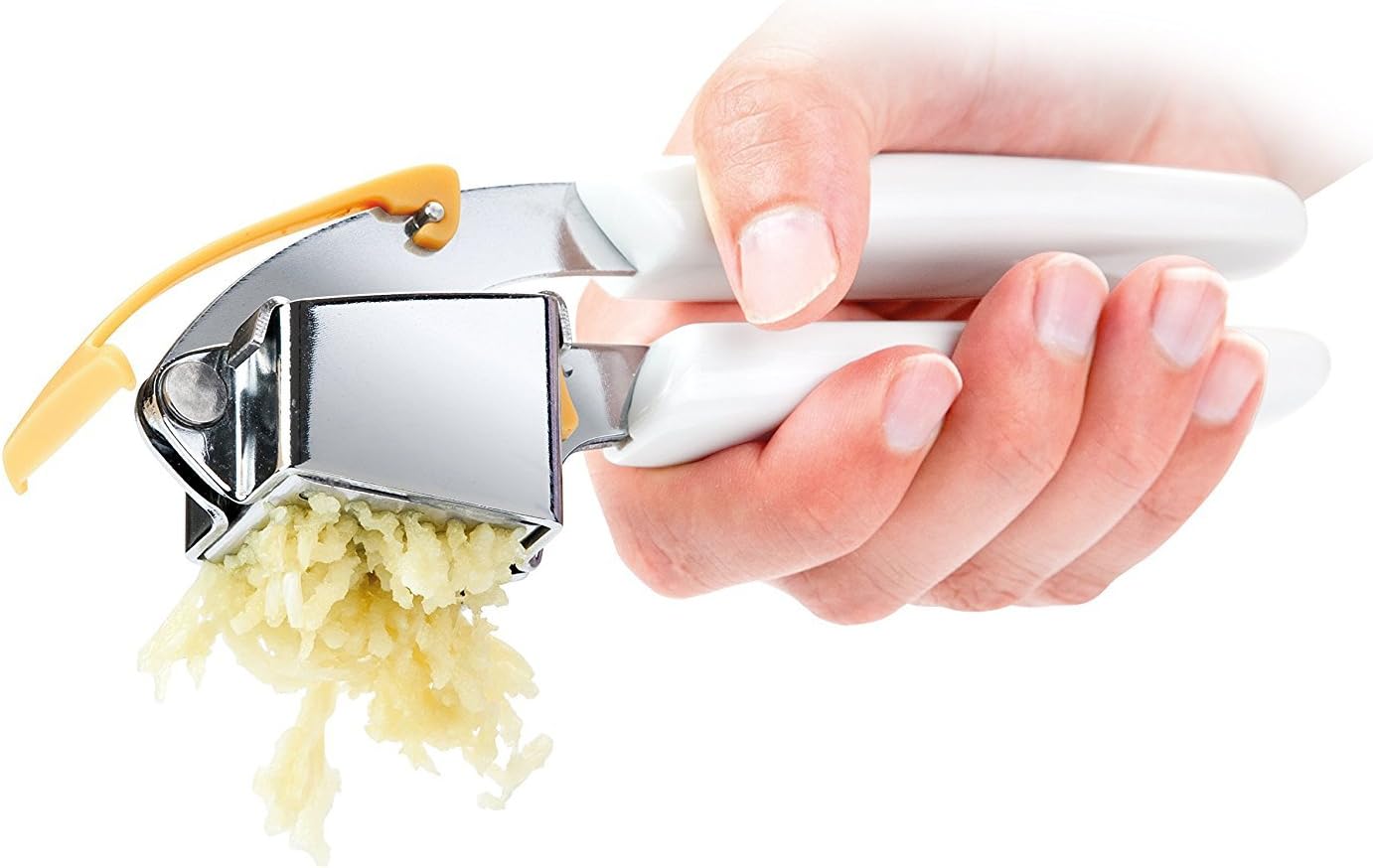 Tescoma Garlic Press with Wiping Blade Presto, Multi-Colour