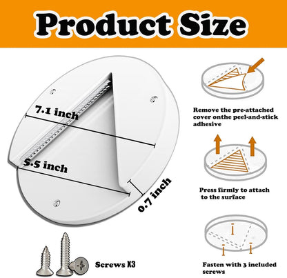Upgraded Jar Opener, Under Cabinet Jar Opener Tool, Bottle Opener for Seniors, Cap Openers for Arthritis or Weak Hands, One Handed Opener Gadgets, Essential Kitchen Gadgets for Home Assistance