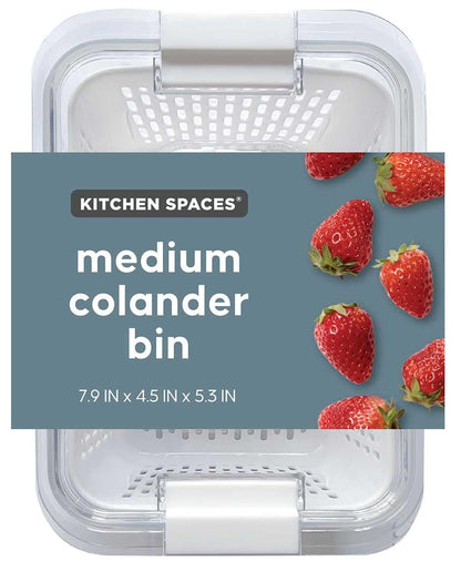 Kitchen Spaces - 1465A6-AMZ Kitchen Spaces Colander Bin, Medium, Gray