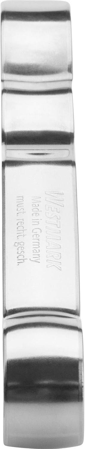 Westmark Monopol Stainless Steel Swivel Vegetable Peeler - Tong Construction With Sharpened Knife, Stainless Steel,17.5 x 5.1 x 1.5 cm,60715560
