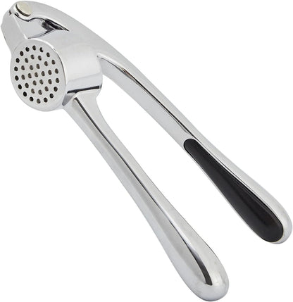 HiramWare Garlic Press, Premium Rust Proof Kitchen Garlic Mincer Crusher Squeezer with Ergonomic handle, Ginger Crusher with Good Grip, Easy to Clean, Dishwasher Safe