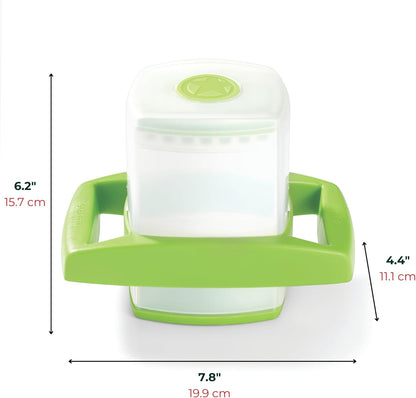 Starfrit Easy Fries Fry Cutter - Perfect Homemade French Fries, Handles for Leverage, Large Cutting Surface, Nonskid Base for Stability