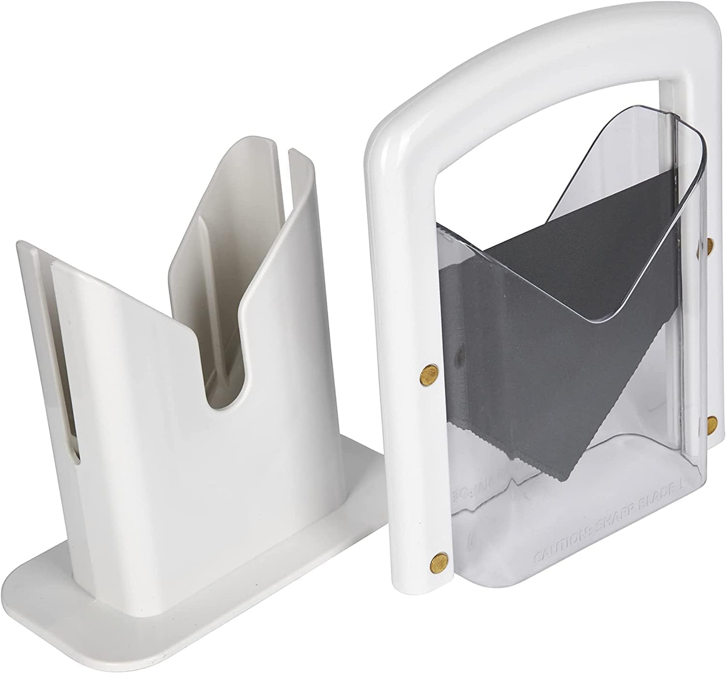 Hoan The Original Bagel Guillotine Universal Slicer, Silver, 9.25-Inch - Effortless Stainless Steel Slicer