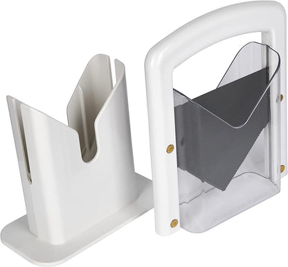Hoan The Original Bagel Guillotine Universal Slicer, Silver, 9.25-Inch - Effortless Stainless Steel Slicer