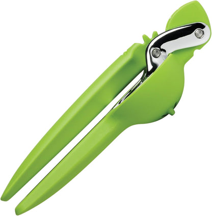 Chef'n FreshForce Lemon Squeezer Citrus Juicer, Manual Hand Press with Dual-Gear Power for Maximum Juice Extraction, Durable, Lime Green