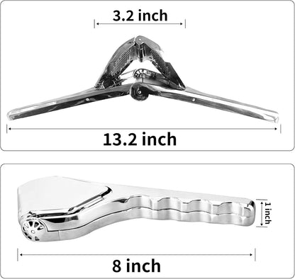 Lemon Squeezer, Stainless Steel Lemon Juicer, Manual Juicer for Lemon Citrus Lime Orange, Handheld citrus SqueezerSqueeze out as much juice as possible - drain every last drop