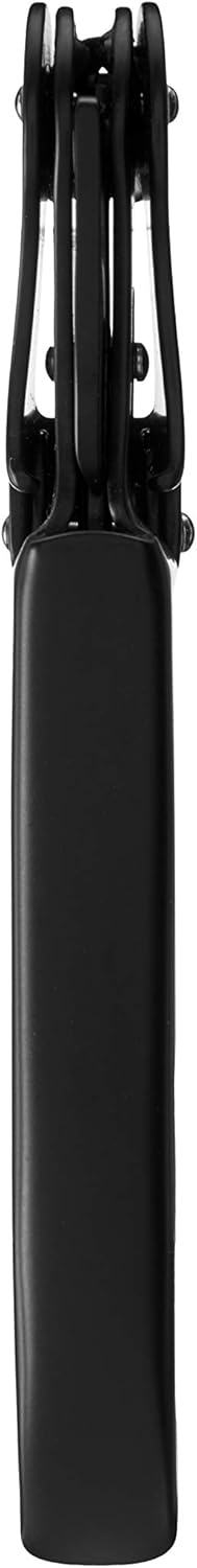 True Truetap Double Hinged Waiter's Corkscrew Wine Opener, Stainless Steel Wine Bottle Opener with Built In Foil Cutter, Home Bar Tools, Bar Cart Accessories, Wedding Gifts, Set of 1, Black