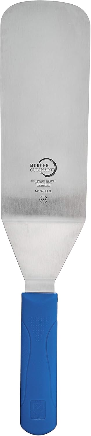 Mercer Culinary Millennia Bench Scraper, 5 7/8 Inch X 3 1/2 Inch Blade, Black Handle